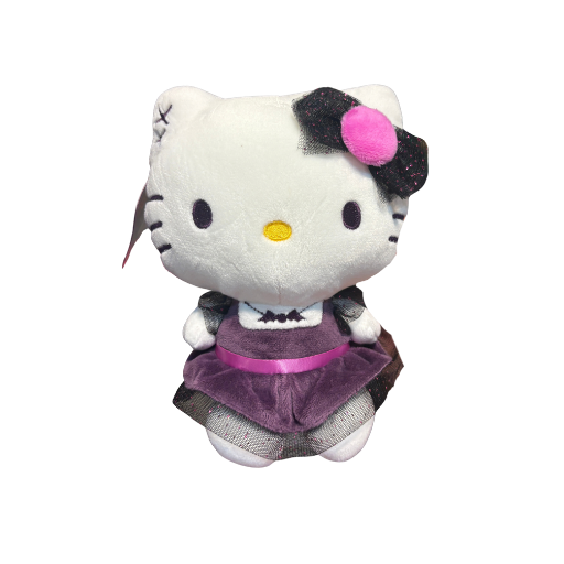 Hello Kitty Halloween Black Dress Plush