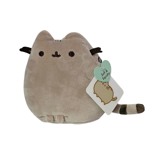 Gray Sitting Pose Squisheen Plush