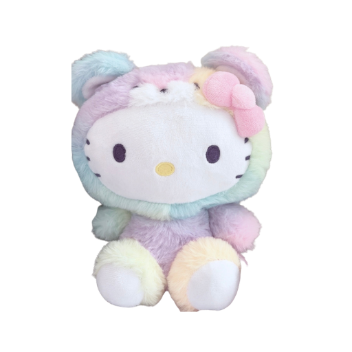 Hello Kitty Rainbow Sherbet Plush Bear