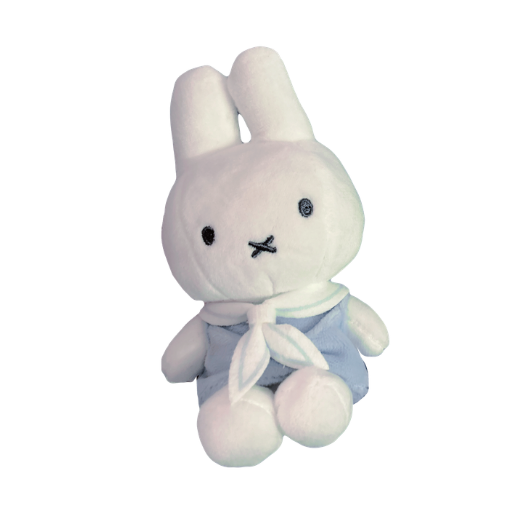 Miffy Dreamy Island Navy Blue Plush Keychain