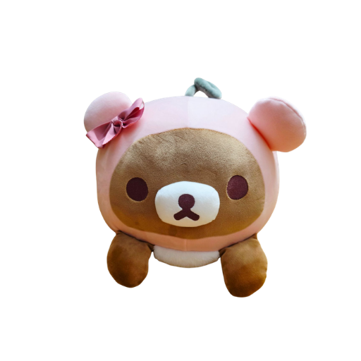 Chairoikoguma Cherry Mochi Cushion Plush