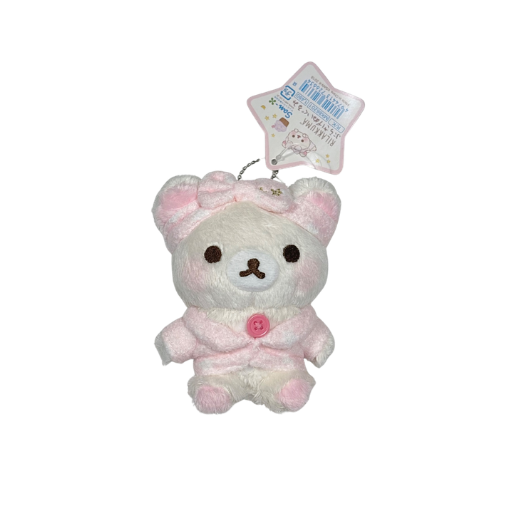 Korilakkuma Pajama Party Plush Mascot Keychain