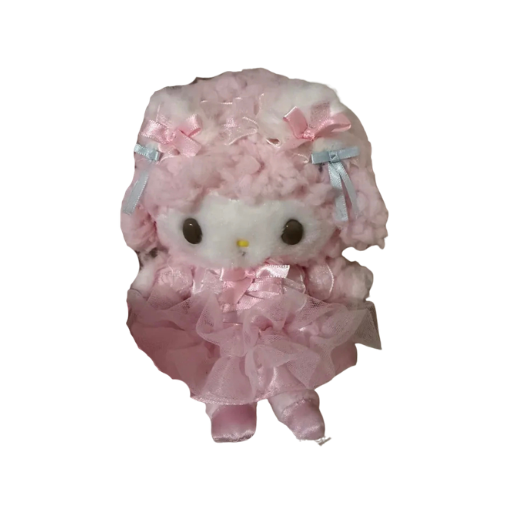 My Sweet Piano White Cat Ballerina Mascot Holder