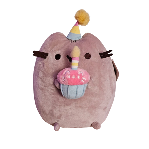 Pusheen Birthday Cupcake Plush