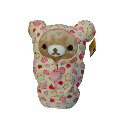 Rilakkuma Original Hearts Sleeping Bag Plush