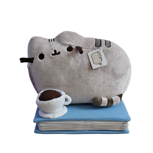 Pusheen Reading Book Plush