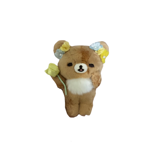 Chairoikoguma Flower Marches Hanging Plush