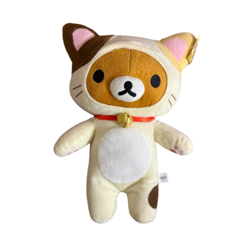 Rilakkuma Calico Cat Costume Plush