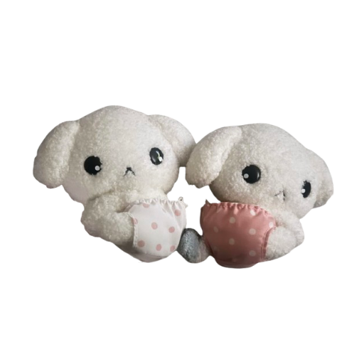 Buruburu Hugging Baby Twins Plush