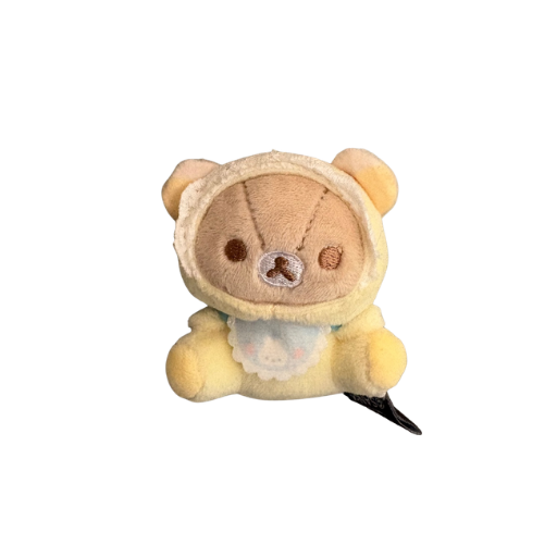 Rilakkuma Baby Bonnet Plush Keychain