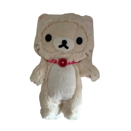 Korilakkuma White Cat Huggable Plush
