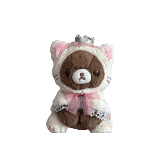 Chairoikoguma Vanilla Cat Princess Plush