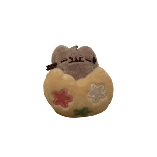 Pusheen with Cookie Keychain
