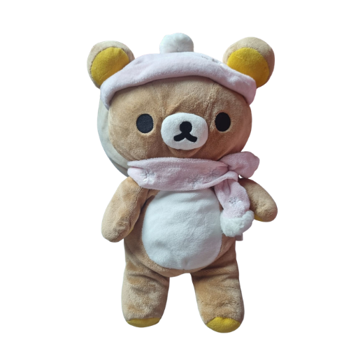 Pink Scarf Rilakkuma Plush