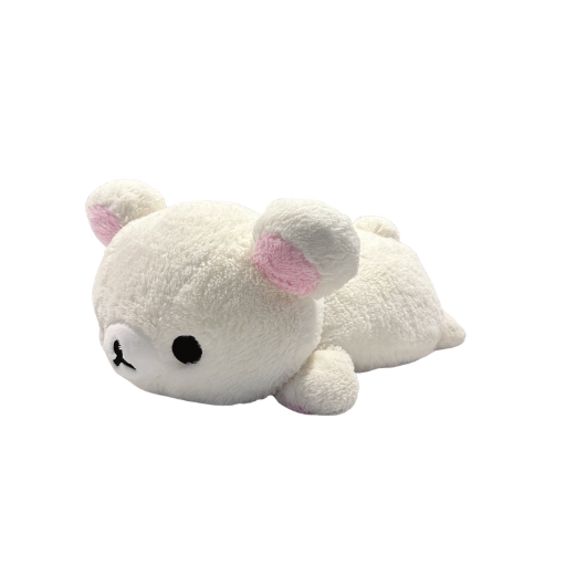 Korilakkuma Meets Chairoikoguma Laying Plush — Japan Version