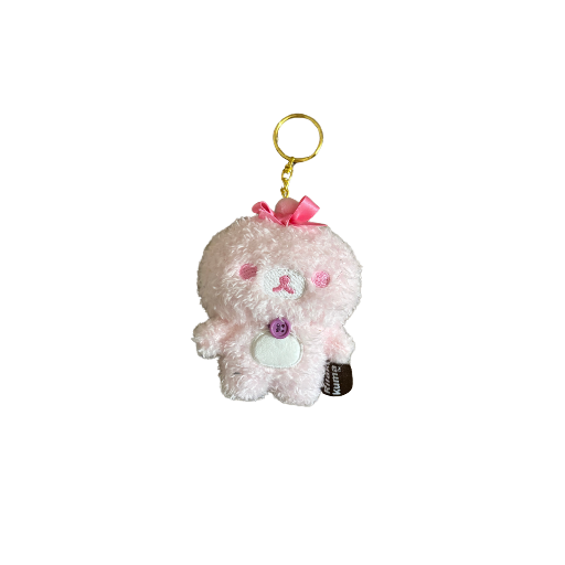 Korilakkuma Cotton Candy Pink Plush Keychain