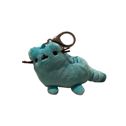 Pusheen Blue Dinosheen Keychain