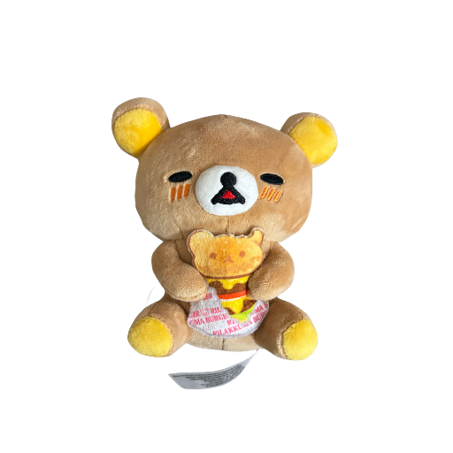 Rilakkuma Holding Burger Plush