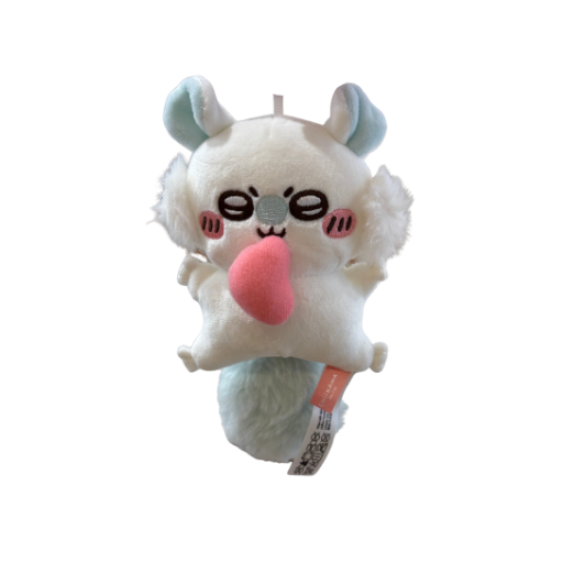 Momonga “Bite the Heart” Plush Pendant Keychain