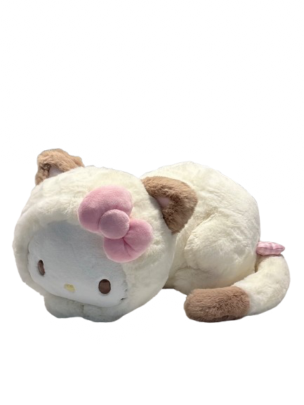 Hello Kitty Healing Nyanko Cat Cushion Large