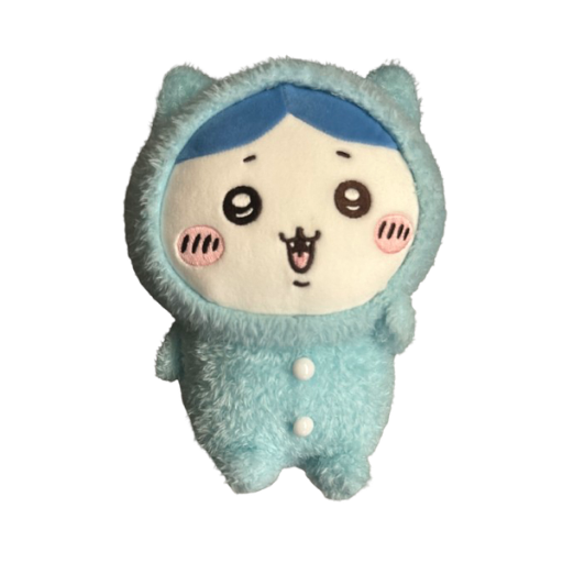 Hachiware Fluffy Pajama Sitting Plush