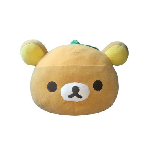 Rilakkuma Mikan Boushi Manmaru Face Plush