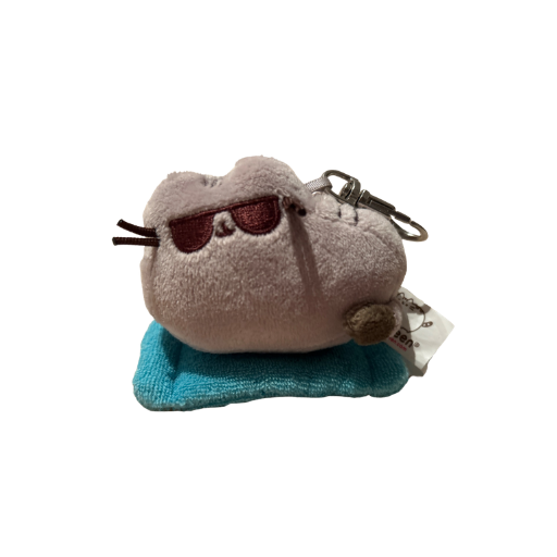 Pusheen Sunglasses Beach Towel Keychain