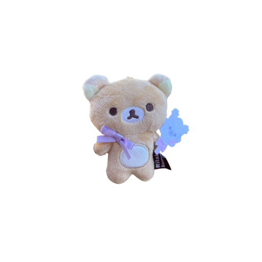 Rilakkuma Cotton Candy Plush Bag Charm