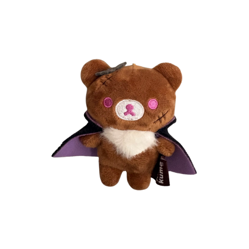 Chairoikoguma Halloween Monsters Vampire Plush Keychain