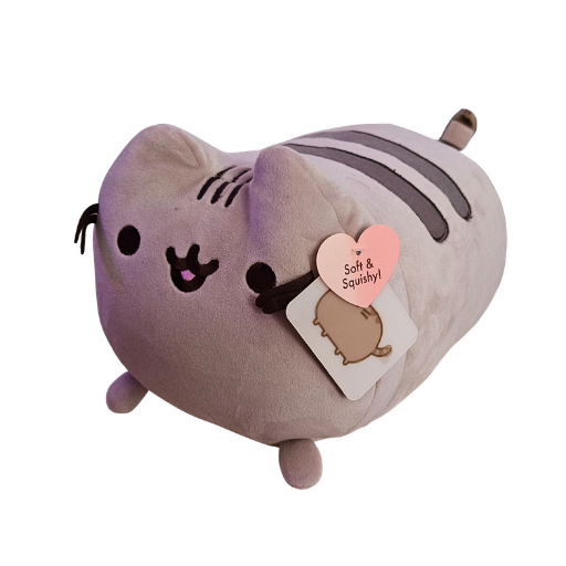 Pusheen Squisheen Gray Log Plush
