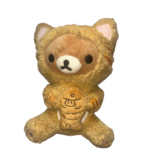 Rilakkuma Tiger Eating Fish / Taiyaki Plush