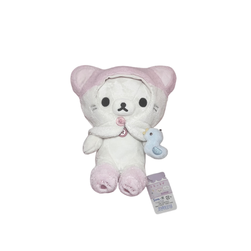 Korilakkuma Nekoneko no Yu Pink Bath Time Plush