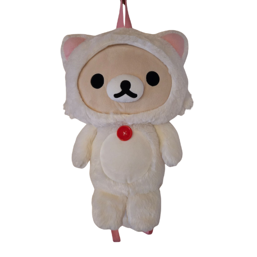 Korilakkuma More! Relaxed Cat Plush Backpack