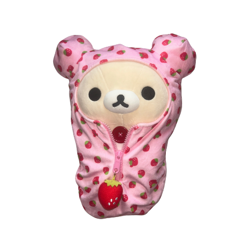 Korilakkuma Strawberry Sleeping Bag Plush