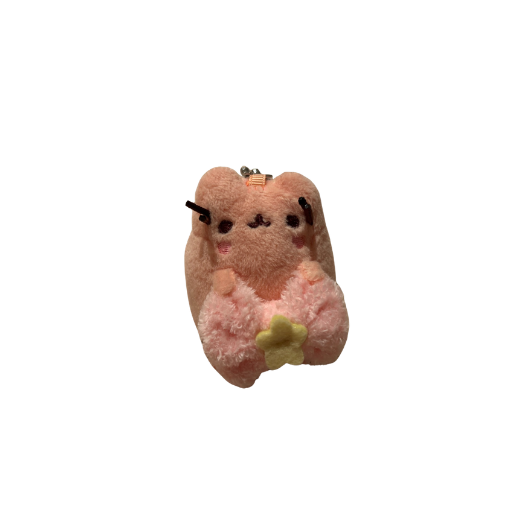 Orange Pusheen with Bow Keychain