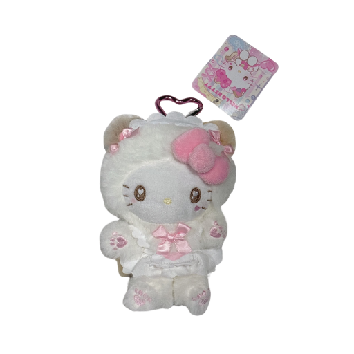 Hello Kitty Calico Cat Maid Plush Mascot