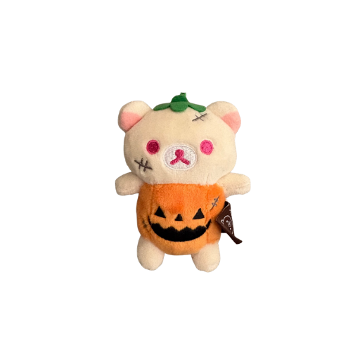 Korilakkuma Halloween Monsters Pumpkin Plush Keychain