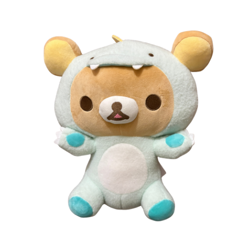 Rilakkuma Blue Dinosaur Costume XL Plush