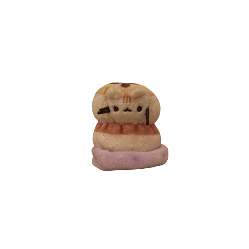 Pancake Stack Pusheen Keychain
