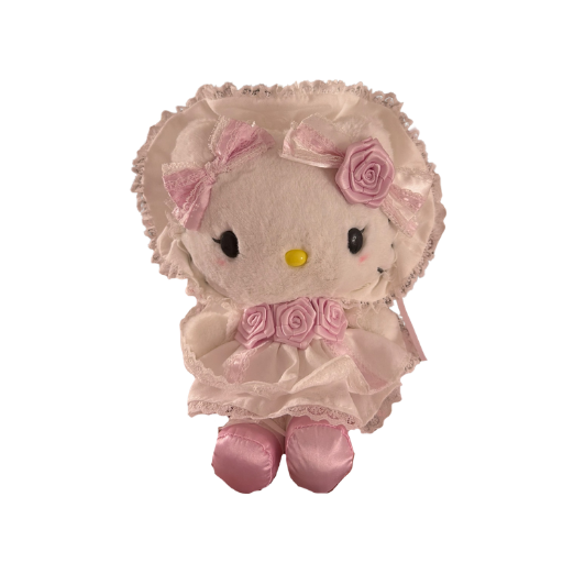 Hello Kitty White Frill Wedding Plush Large