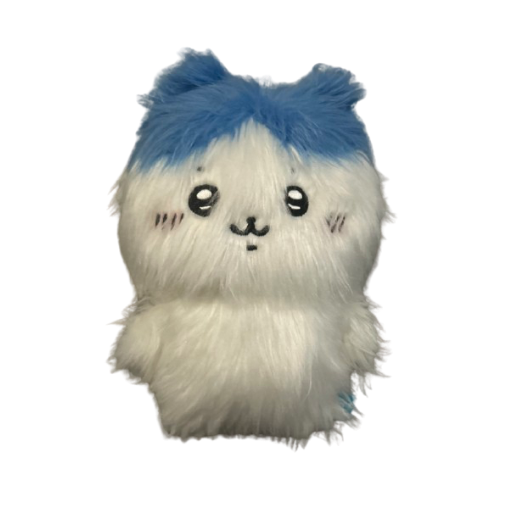Hachiware Extra Fluffy Hair Plush Toy