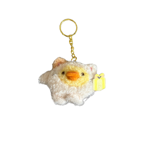 Kiiroitori Cat Costume Plush Badge