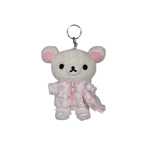 Korilakkuma Pajama Party Plush Pillow Keychain