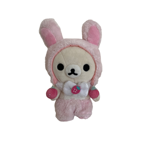 Korilakkuma Everyone Is a Strawberry Plush