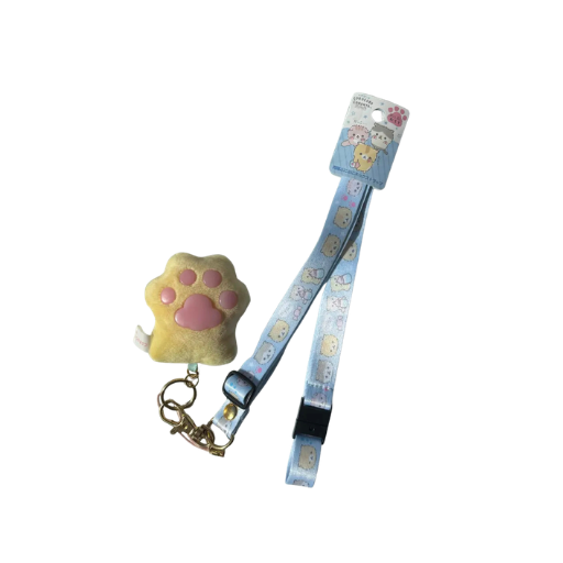Corocoro Coronya Chibi Coronya Squishy Paw-Pad Neck Strap