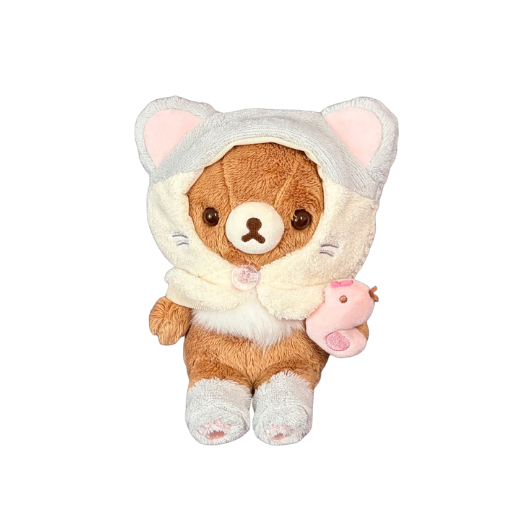 Chairoikoguma Neko Neko no Yu Plush