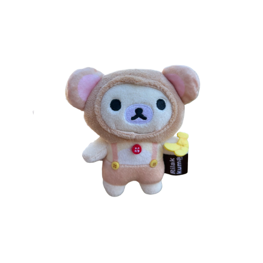 Korilakkuma Monkey Outfit Plush Keychain