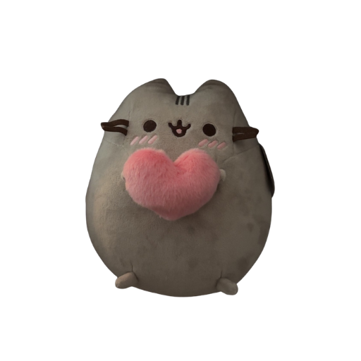 Pusheen With Heart Plush