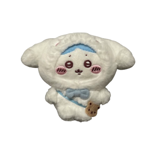 Hachiware × Cinnamoroll Plush Mascot Holder